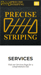 Mobile Screenshot of precisestripingllc.com
